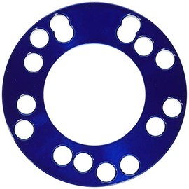 HKB SPORTS Racing Wide Spacer (4 and 5 Holes), P.C.D.100-114.3, 0.3 inches (8 mm), Blue, Pack of 2 HKRWSB8