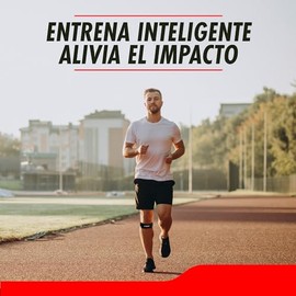 SPORTIFY 2 Correas Meñisqueras Rodilleras de Soporte para Rótula con Alma de Gel de Silicón (2 piezas) para Aliviar el Dolor de Rodilla. Util en Sende
