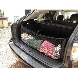 EACCESSORIES EA Trunk Organizer Cargo Net for Lexus RX350 350L 450h 450hL 2010–2025 – Envelope Style Cargo Net for SUV – Premium Mesh Car Trunk Organizer – Compatible with RX350 350L 450h 450hL