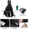 Junlion Sling Bag, Crossbody Shoulder Bag for Mens Women Multipurpose