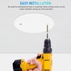 Tofficu 4pcs Ceiling Cover Plate Ceiling Hole Covers with Screws