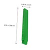 COHEALI 1pc Plastic Measuring Ruler Folding Ruler Metric Sewing Accurate