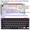 SANFORIN Silicone Keyboard Cover Skin for 2020 MacBook Pro 13"(Model:A2338/A2289/A2251)