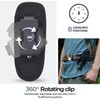 INGIDO Tactical Flashlight Pouch Holster, with 360 Degree Carabiner Reel