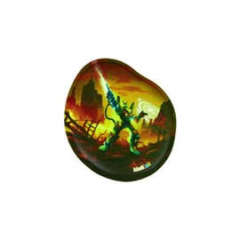 ergobag Glow in the Dark Klettie Motif World Theme World Velcro Surfaces Collecting Fun Customisation, Robot - Multicolour