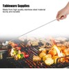 Nanddi Extendable Fork, Durable Stainless Steel Telescopic Fork Retractable Dinner