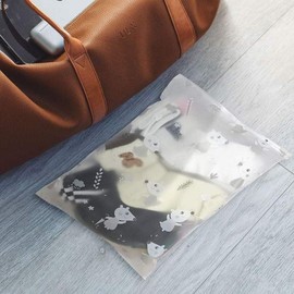 Fox Zipper Pouch 24x35 Travel Zipper Bag Suitcase Organizer Travel Travel Zipper Bag Suitcase Organizer / 여우 지퍼 파우치 24x35 여행지퍼백 캐리어정리 여행 여행지퍼백 캐리어정리