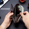 BULLCAPTAIN Large Capacity Genuine Leather Bifold Wallet/Credit Card Holder for