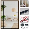 CHIYUNS Reversible Left Right Side Opening Screen Door Mesh Magnetic