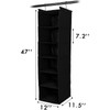 MAX Houser 6 Tier Shelf Hanging Closet Organizer, Closet Hanging