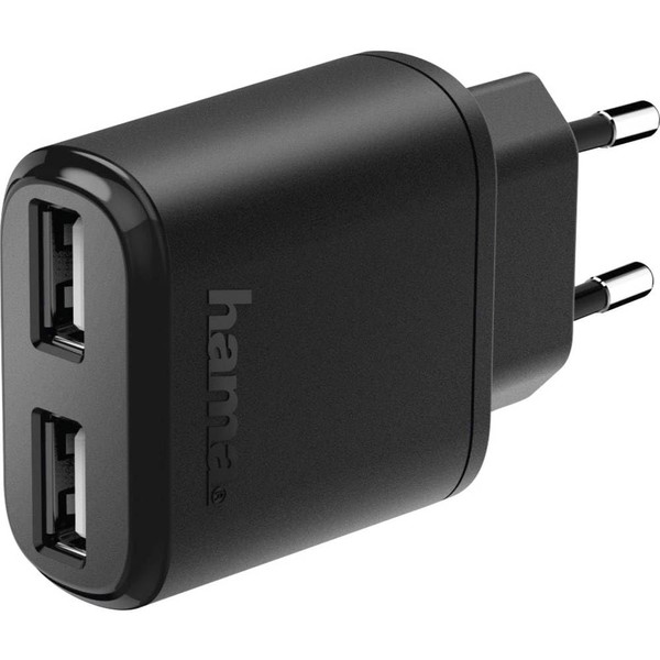 Hama 173623 Indoor Black mobile device charger 173623, Indoor, AC,
