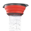 Enko Silicon and Foldable Kitchen Colander and Strainer Set, Environmentally