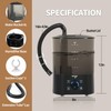 WACOOL Reptile Fogger Mister 4L No-Leak Top-Fill Water Humidifier -
