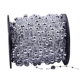 KAOYOO 200 Feet Artificial Pearls String Beads Chain Garland Flowers Wedding Party Decoration