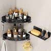 JUYSON Shower Caddy Corner Shelves for Inside Shower No Drilling,