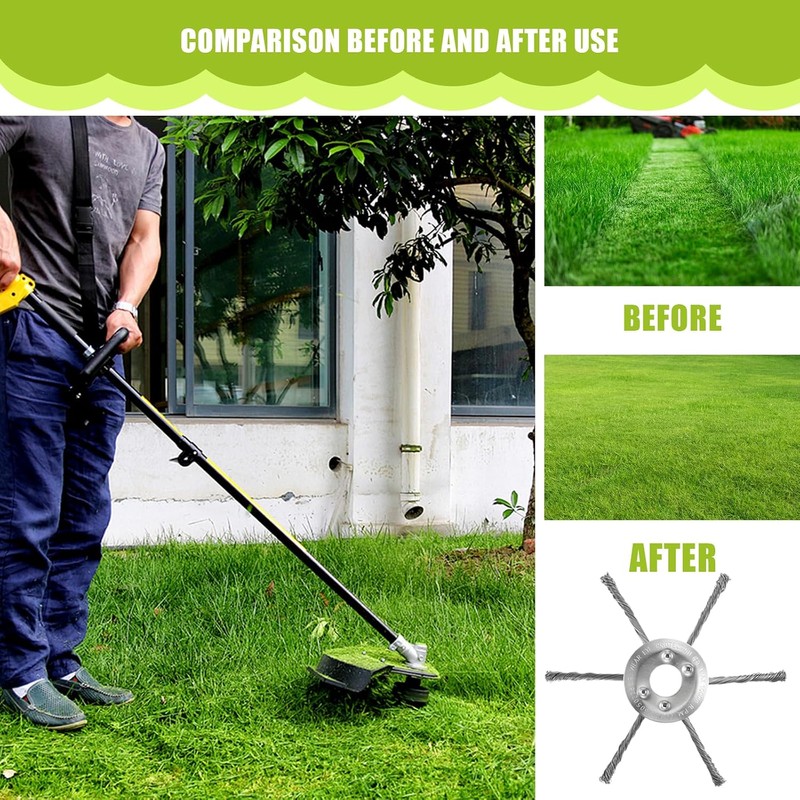 7" Inch Gas Trimmer Head – Universal Steel Wire Weed