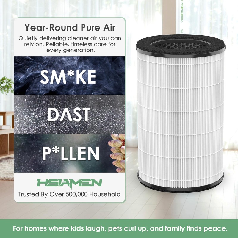 AP-T45 AP-T40FL Replacement Filter Compatible with 1461901 HoMedics Air Purifier