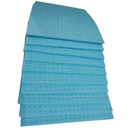 Yuktha Swedish Dish Cloth - Eco Friendly Reusable Dish Cloths, Absorbent Cellulose Sponge Cloth for Cleaning Kitchen - 10 Pack (Blue)