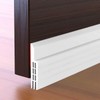 2PACK Door Draft Stopper, Strong Adhesive Door Sweep for Exterior