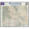 Wyoming Physical Map - 16.5 x 18.8 Inches - Paper