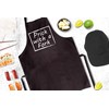 SHOEBOB Prick with a Fork Cooking Bib Black Apron -