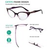 Eyekepper Cateyes Damen Lesebrille (Lila-Transparent, 2.00)