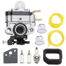 753-06258A Carburetor for Ryobi RY252CS RY253SS RY251PH RY254BC 2 Cycle 25cc Gas String Trimmer Craftsman MTD Cultivator Edger Engine Carb with Air Filter Tune-Up Kit