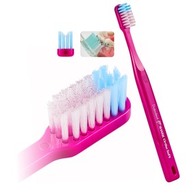 DUJINDENT Orthodontic Toothbrush for Braces [1 Pack] V Trim Cutting USA Bristles Braces Toothbrush for Brackets and Wires Cleaning (Shark Ortho Soft, 1 Pack, Standard)