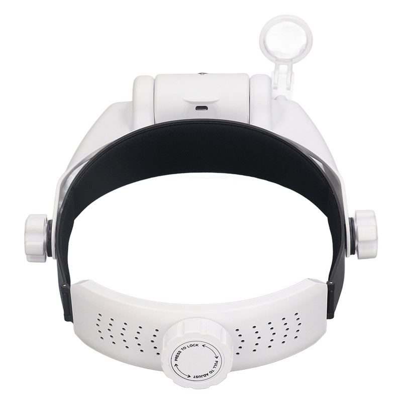 Head Magnifier Rechargeable Magnifying Glasses LED with 4pcs Eyeglass for