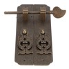 Furniture Door Handle, Chinese Style Antique Copper Gate Handle Cabinet