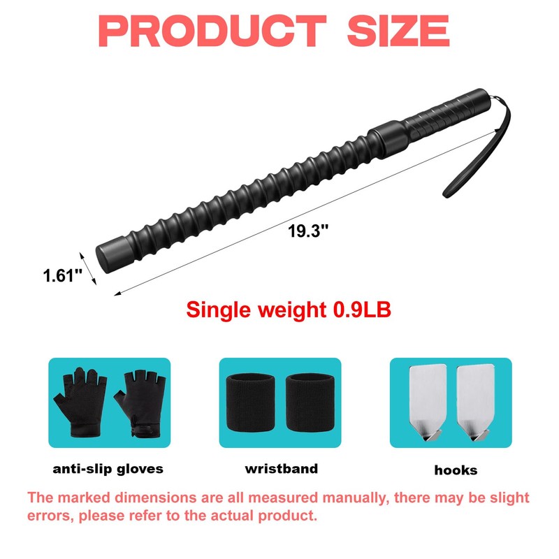 Ropeless Battle Ropes, Weighted Portable Workout Ropes For Home Gym