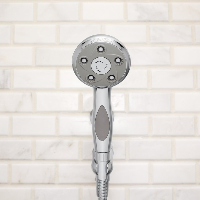 Speakman VS-2007-E175 Napa Anystream Multi-Function Adjustable Handheld Shower Head, 1.75