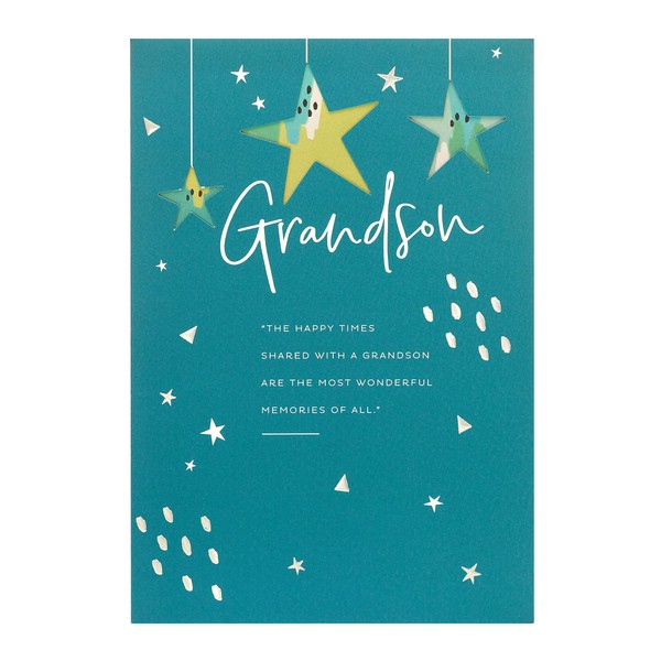 Grandson Birthday Card - Birthday Cards for Him - Sentimental Grandson Card