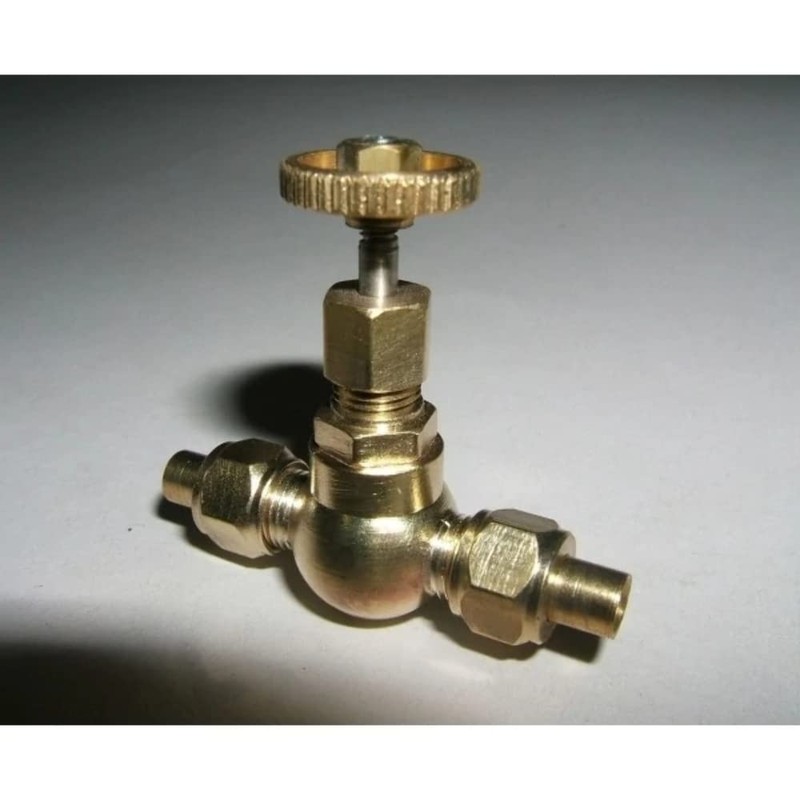 Globe Valves 1/4" pipe 180 deg 5/32" 180 deg
