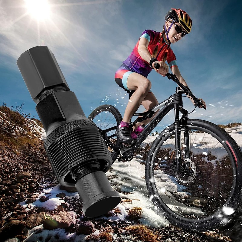 KOMUNJ Bicycle Crank Remover, Crank Removal Tool Crank Puller, Bicycle