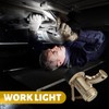 YIERBLUE Rechargeable Spotlight 1000,000 Lumen LED, IP67 Waterproof Handheld Flashlight,