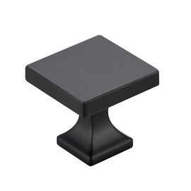 Ravinte Cabinet Knobs Matte Black Square Knobs for Cabinets and Drawers Cabinet Hardware Kitchen Cabinet Knobs 10 Pack