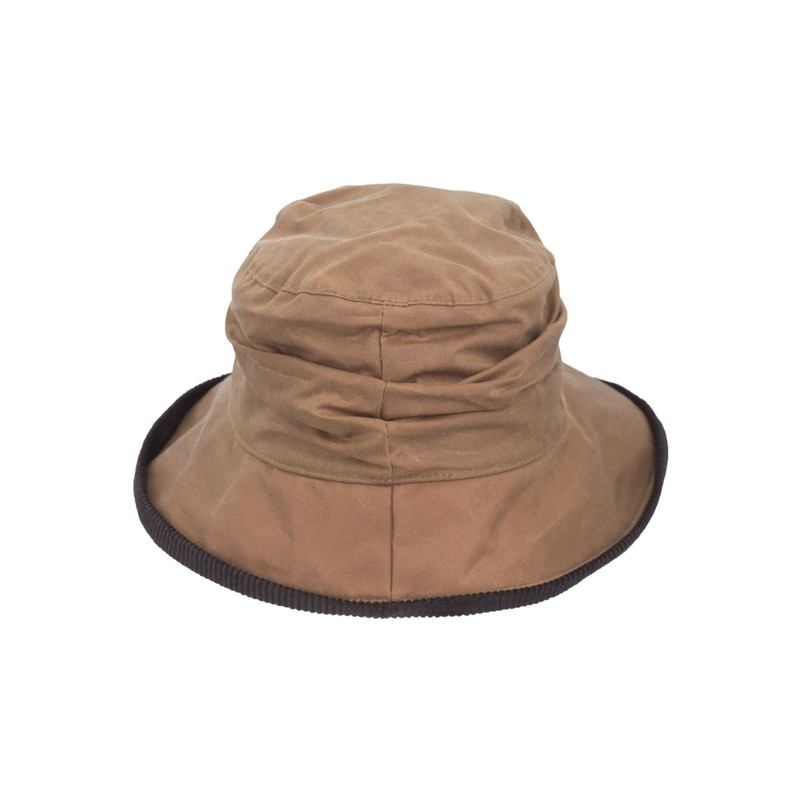 WALKER AND HAWKES - Womens Olive British Millerain Waxed Cotton