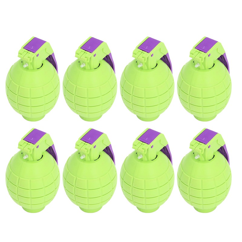 6pcs Kids Toy Hand Grenades Pretend Role Play Plastic Grenades