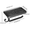 Vintage Paper Towel Holder with Cellphone Shelf for Bathroom, Wall
