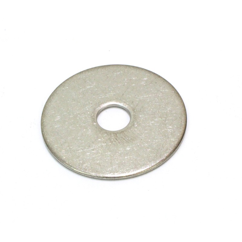 3/8" x 1-1/2" OD Stainless Fender Washer, (100 Pack) -