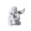 Angel Small White Matt Angel with Rabbit
