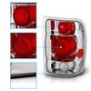 AmeriLite Chrome Replacement Brake Tail Lights Set For 98-00 Ford