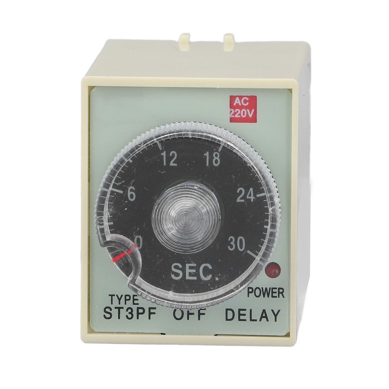 Time Delay Relay Long Lasting Fine Workmanship Small Volume ABS