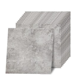 Norine Peel and Stick Floor Tile 12 x 12 Inch Self Adhesive Marble Vinyl Flooring Tile Waterproof Removable Sticker Tiles for Bedroom Bathroom Kitchen, 10 Pack