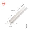 PROTEKTOR 3741 U-Profile PVC Edging Profile Plasterboard 12.5 cm 200