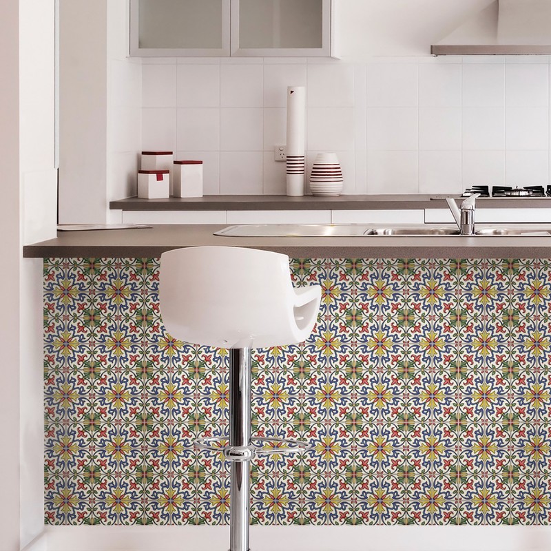 In Home NH2365 Tuscan Tile Peel & Stick Backsplash Tiles,