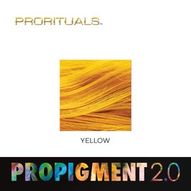 Prorituals ProPigment 2.0 Bright & Bold Direct Dye - Professional Hair Color Cream - Long-Lasting, Vibrant Color - Imparts a Rich Shine Leaving Your Hair Feeling Soft and Silky, Yellow, 4oz