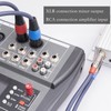 Dual XLR to RCA Cable Professional 24K Gold Plated Connector