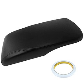 AUTOKAY Center Console Lid Armrest Cover Synthetic Leather Fit for Toyota Avalon 2013-2018 Black